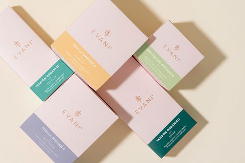 自然與優(yōu)雅的融合 E Vani 有機月經衛(wèi)生產品品牌與工業(yè)設計